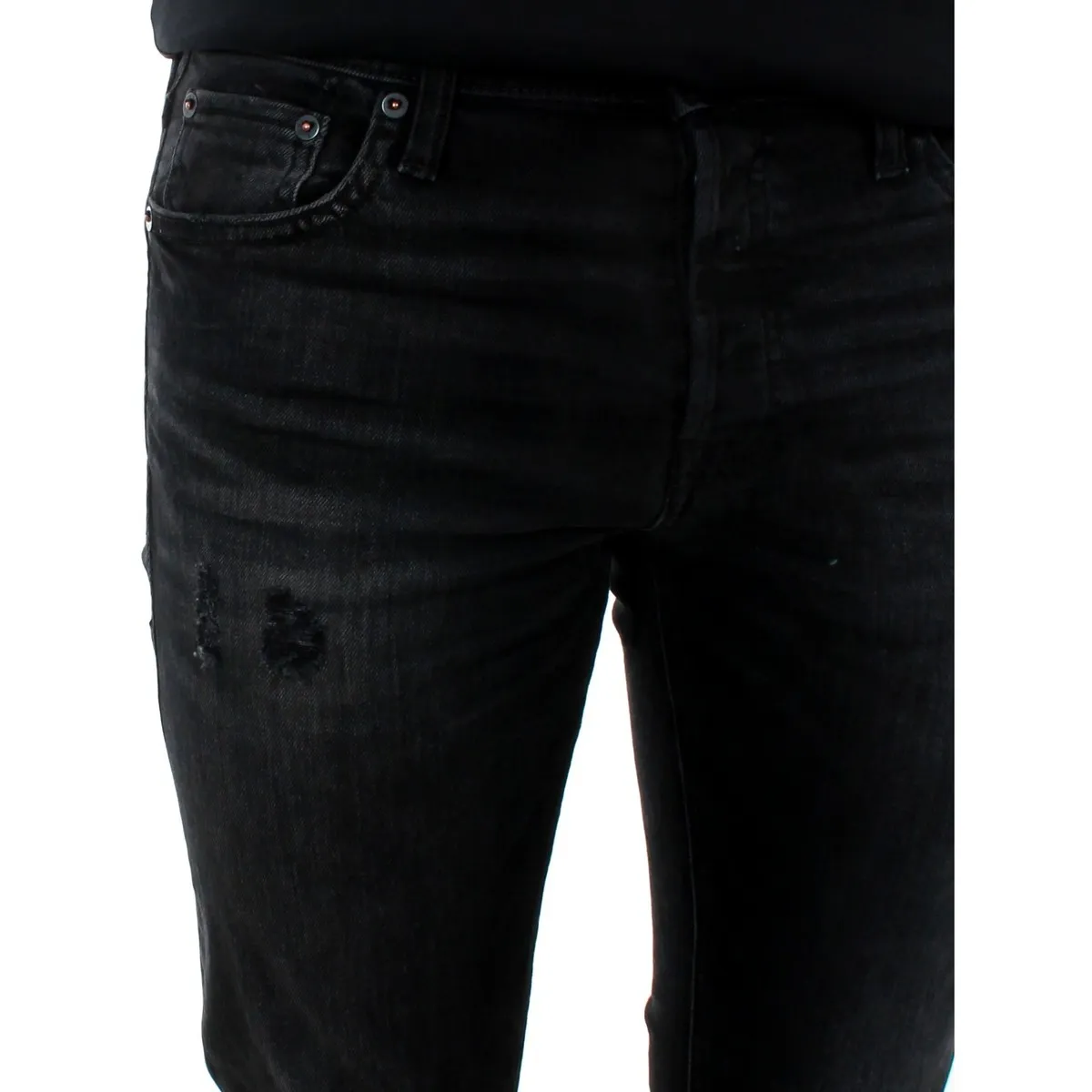 12161084 JJIGLENN JJORIGINAL AM 917 BLACK DENIM