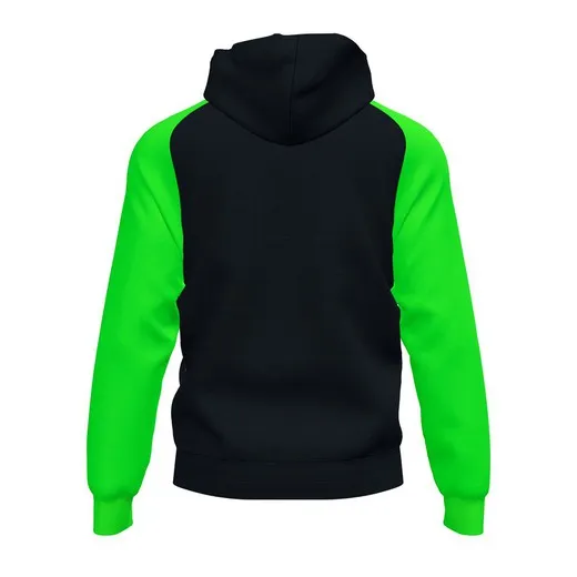 ACADEMY IV ZIPUP HOODIE BLACK FLUOR GREEN
