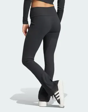 Adidas Pantalón Essentials Rib Flared