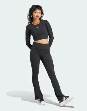 Adidas Pantalón Essentials Rib Flared