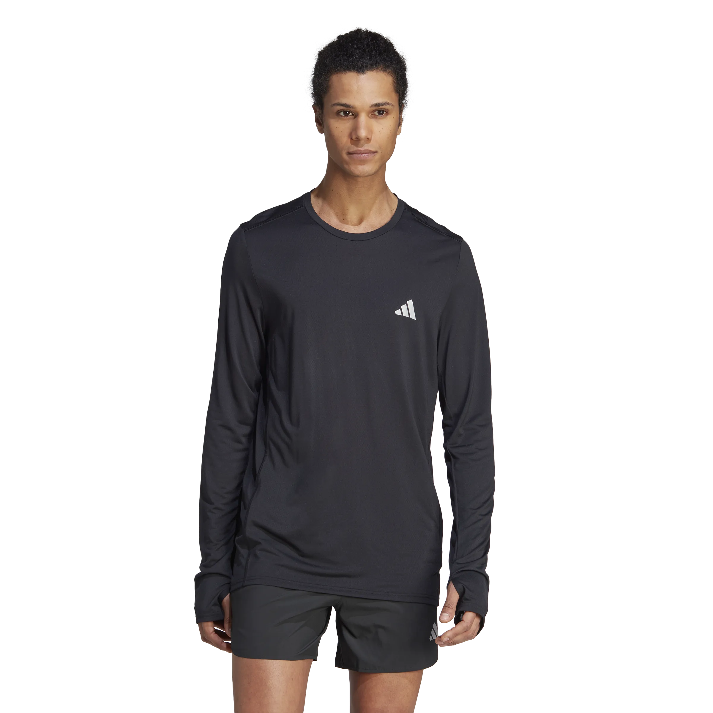 Adidas Run It Long Sleeve Sweatshirt Black