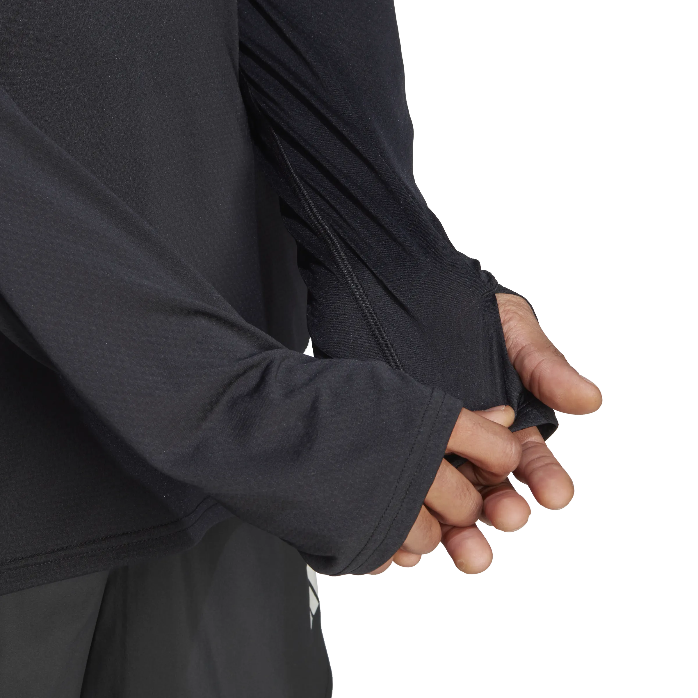 Adidas Run It Long Sleeve Sweatshirt Black