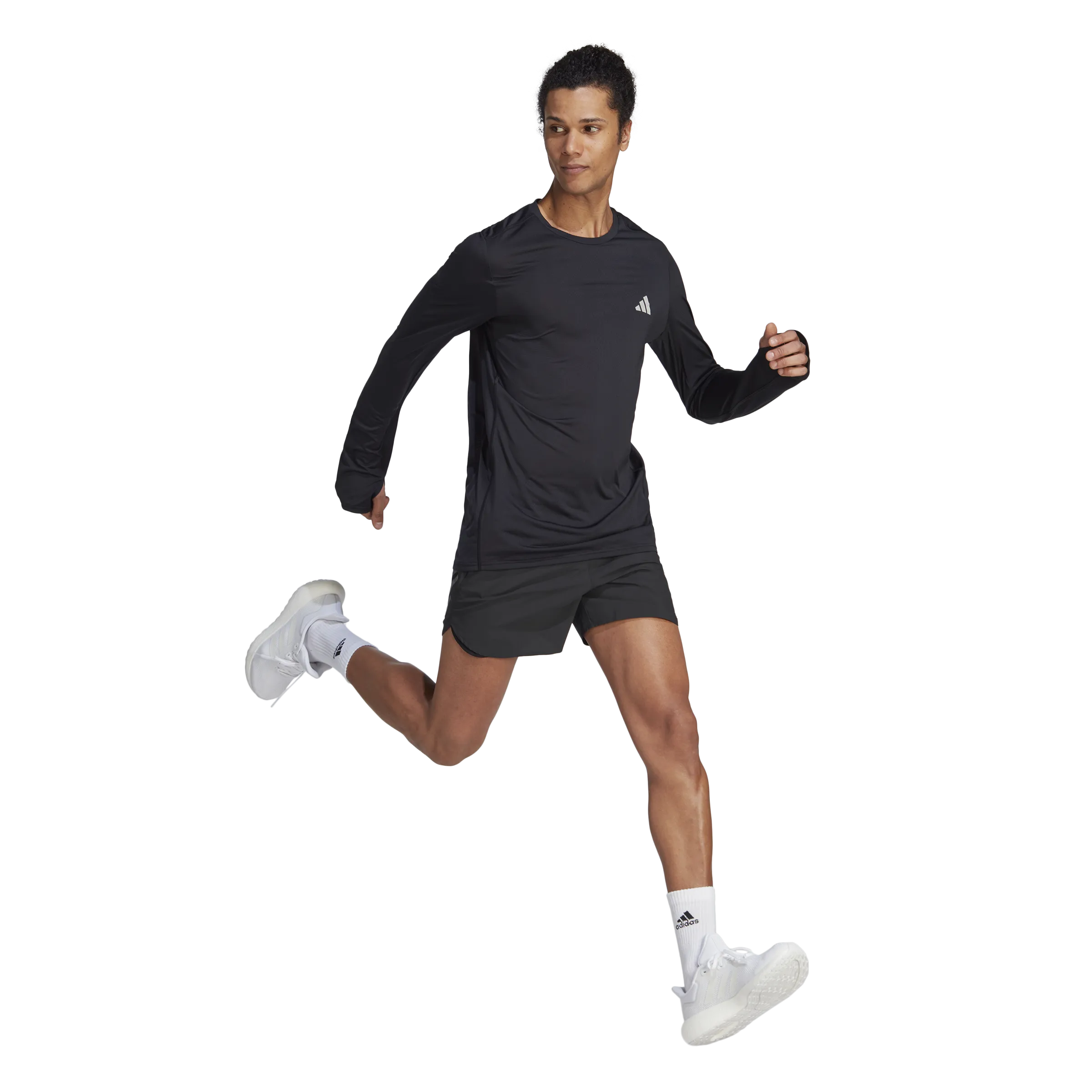 Adidas Run It Long Sleeve Sweatshirt Black