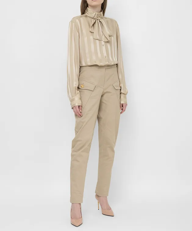 ALEXANDRE VAUTHIER Beige pants