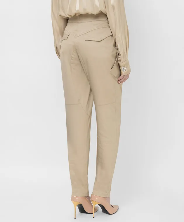 ALEXANDRE VAUTHIER Beige pants