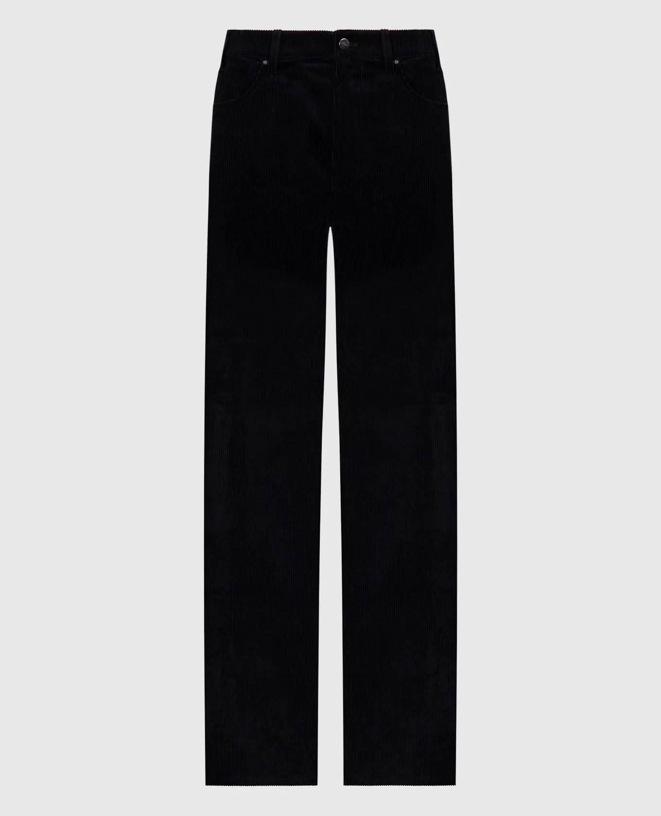 Anine Bing Black corduroy pants with slits