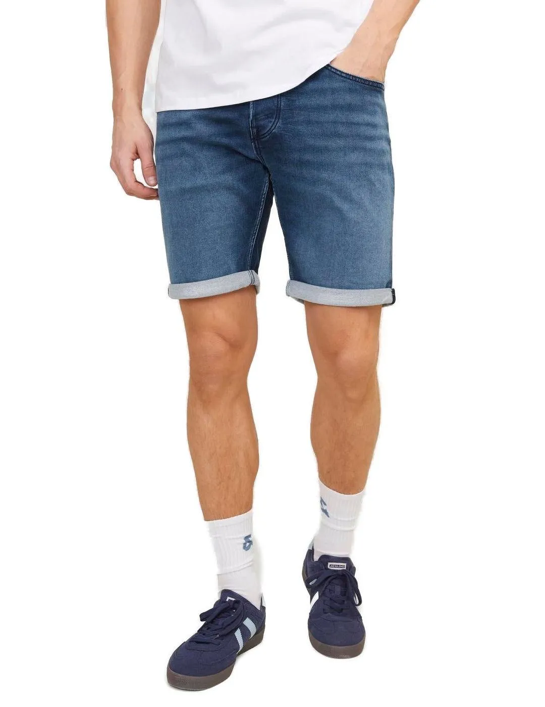 Bermuda Jack&Jones Rick azul slim para hombre