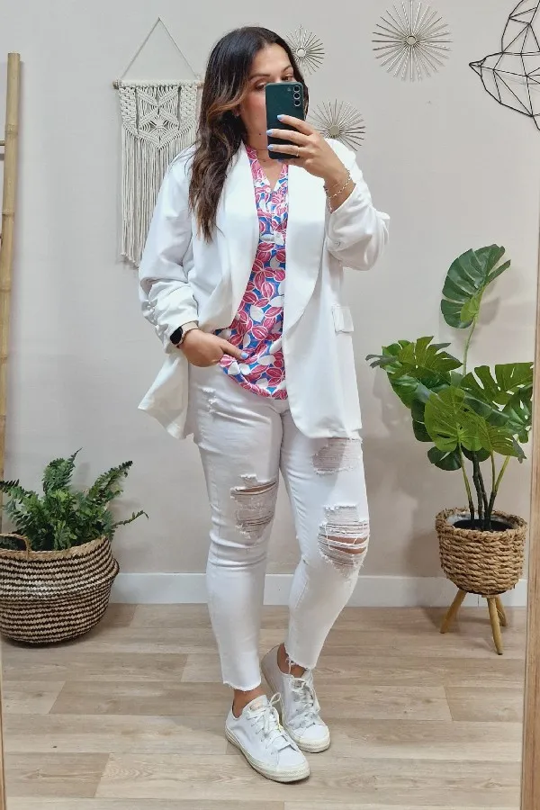 Blazer Smoke Plus Blanca