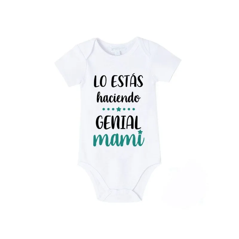 Body personalizado bebé Genial Mami