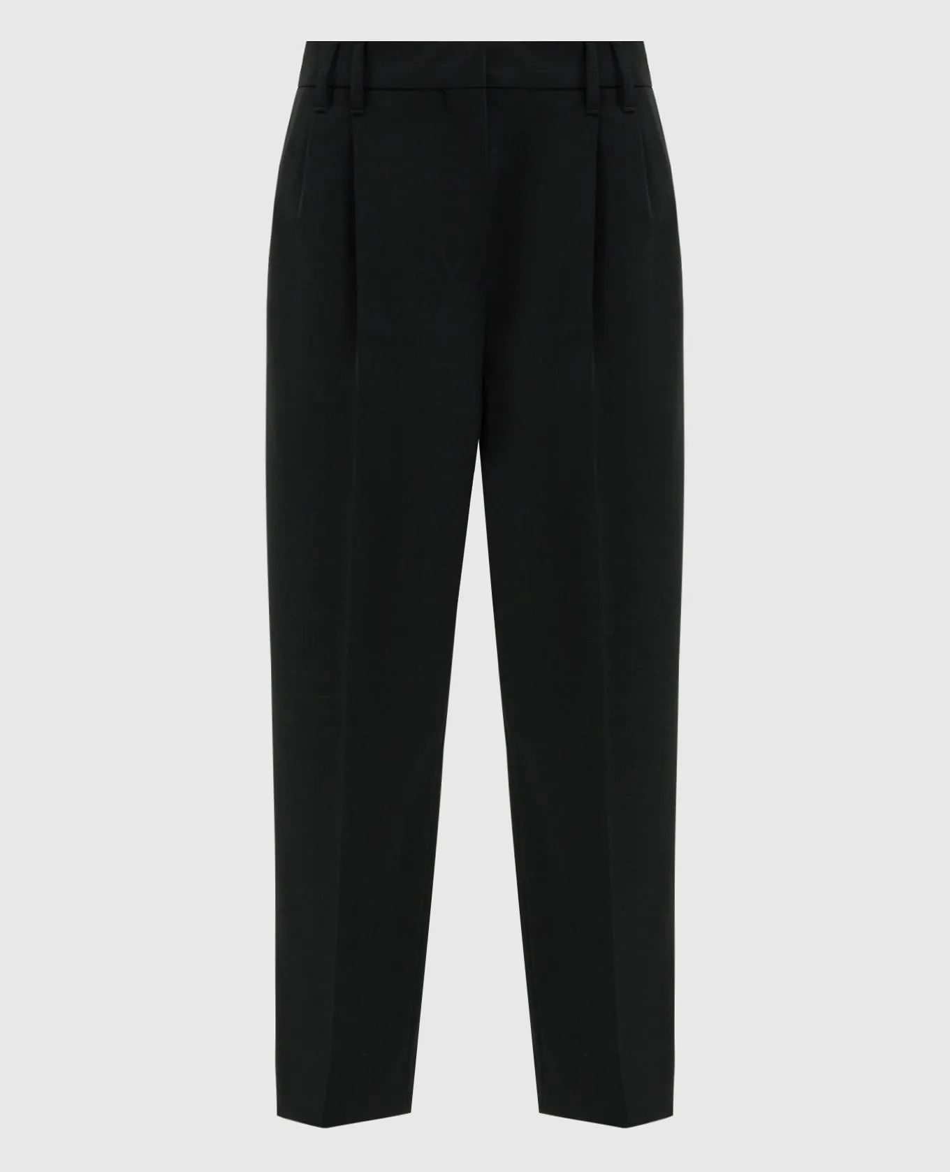 Brunello Cucinelli Black pants with wool