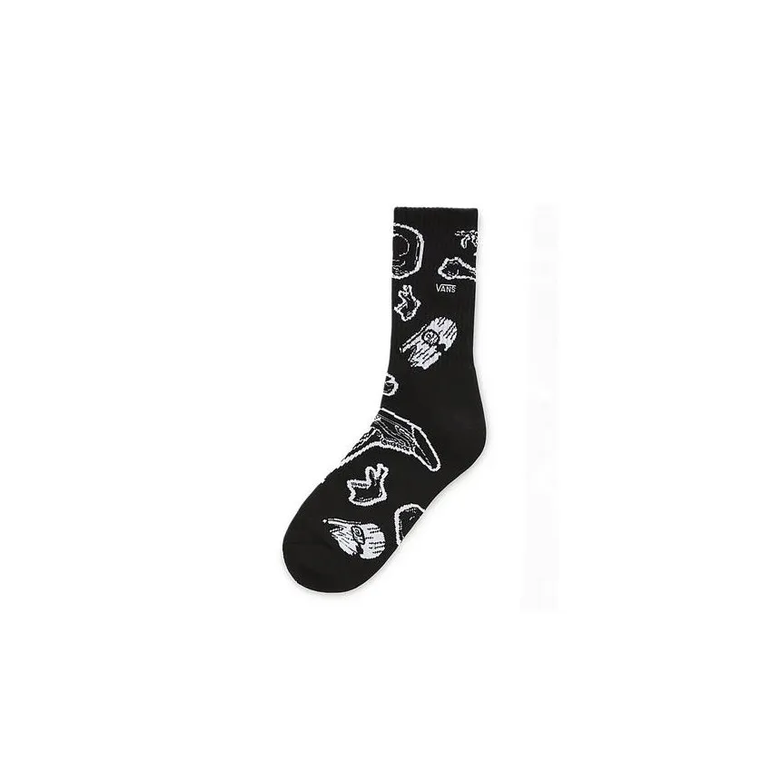 Calcetines Altos Vans Bone Yard Para Niños 