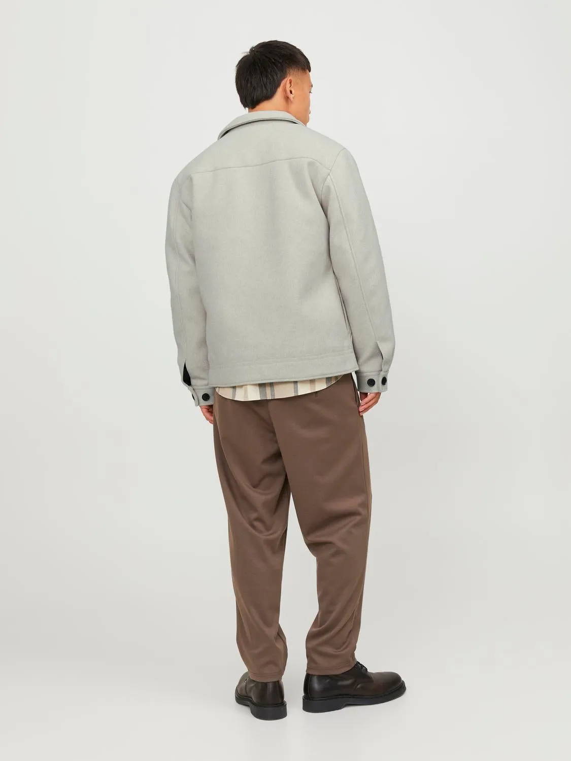 Camisa chaqueta Corte regular | Gris claro | Jack & Jones®