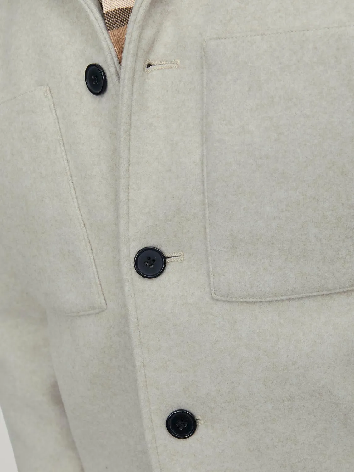 Camisa chaqueta Corte regular | Gris claro | Jack & Jones®