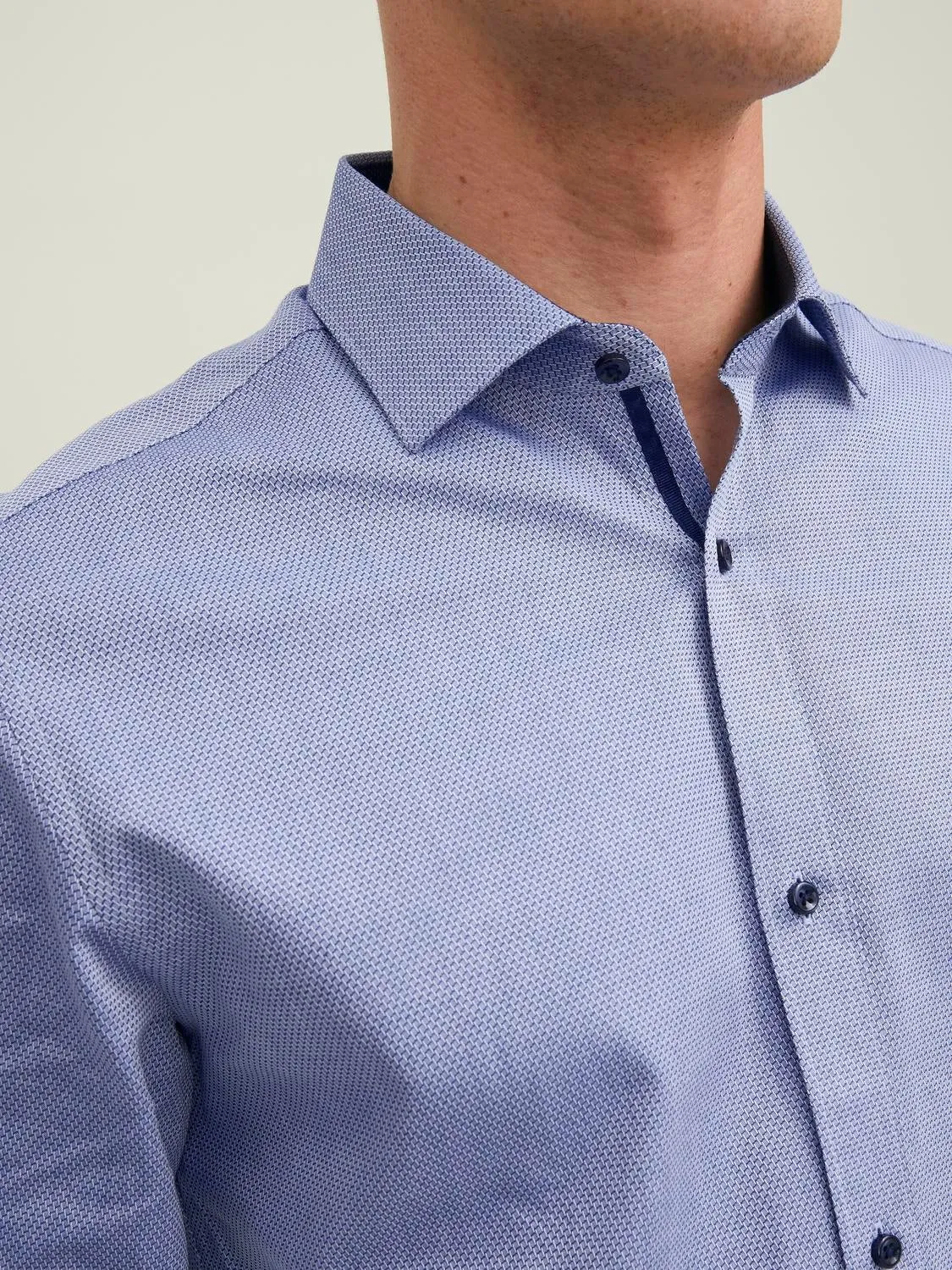 Camisa formal Corte slim | Azul intermedio | Jack & Jones®
