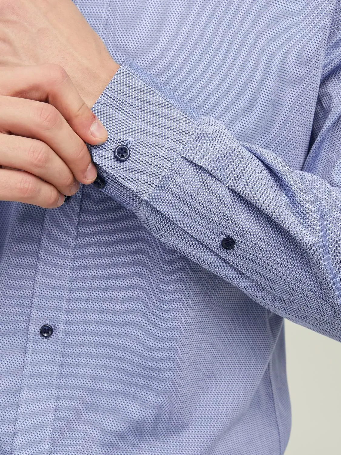Camisa formal Corte slim | Azul intermedio | Jack & Jones®