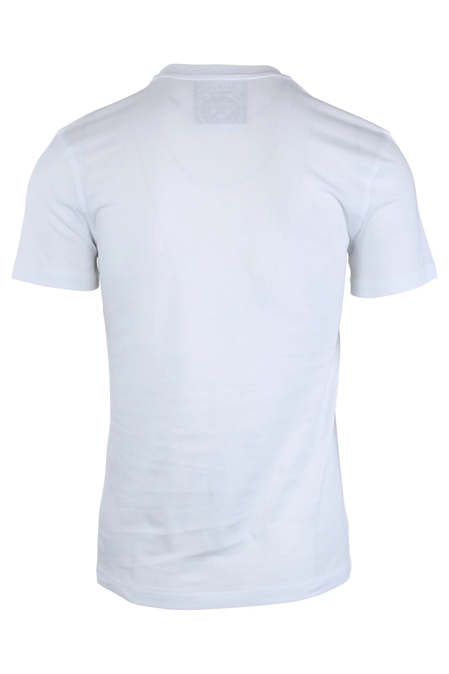 Camiseta blanca con maxilogo oso monocromático