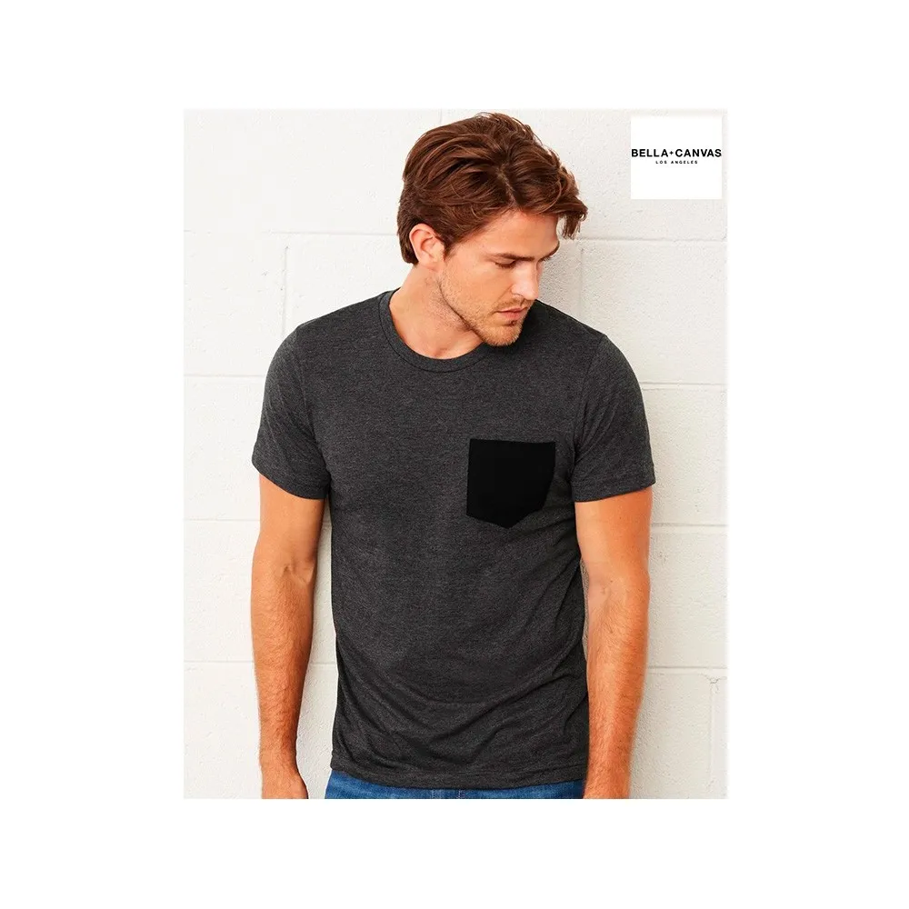 Camiseta con bolsillo hombre