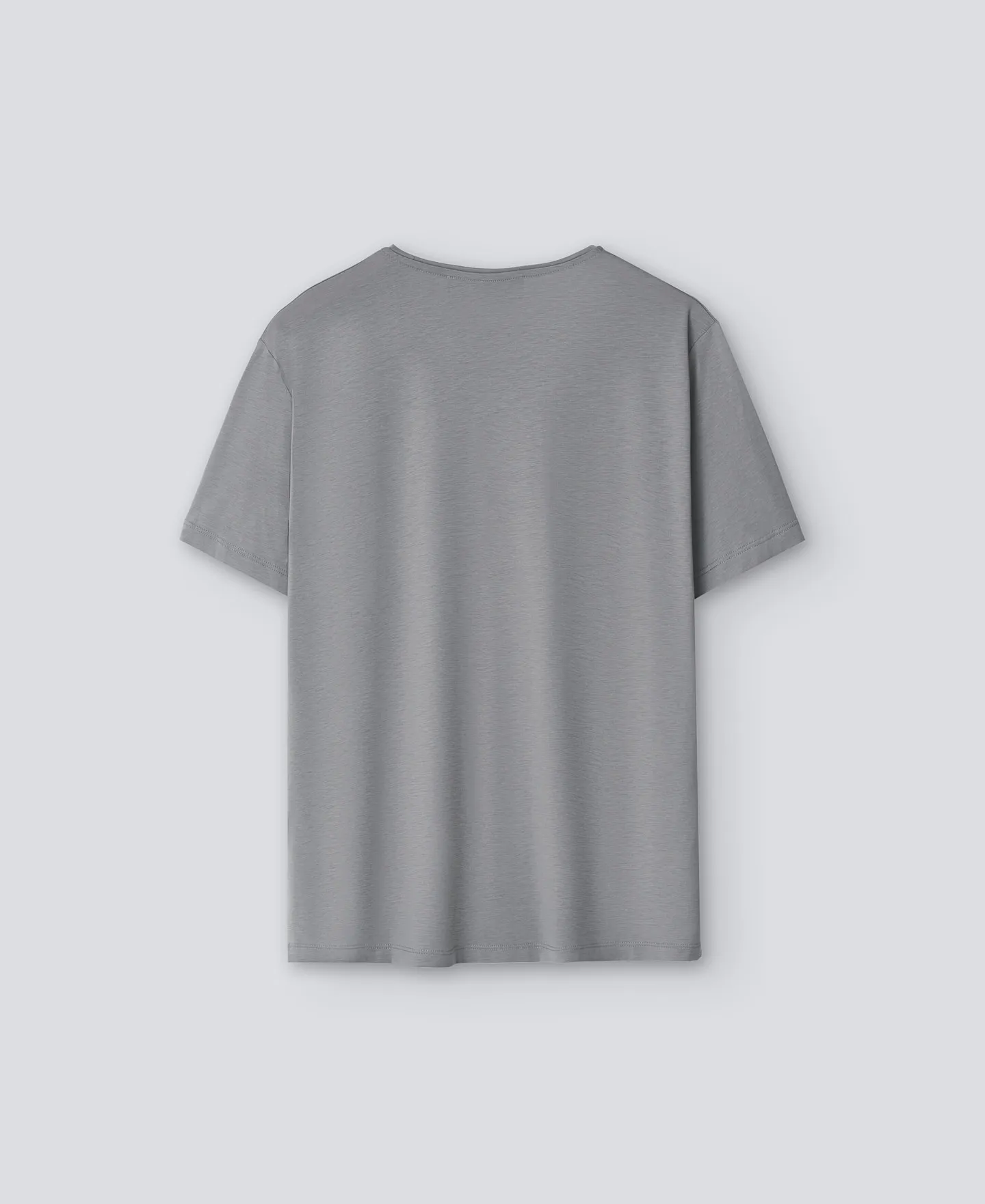Camiseta cuello caja hombre