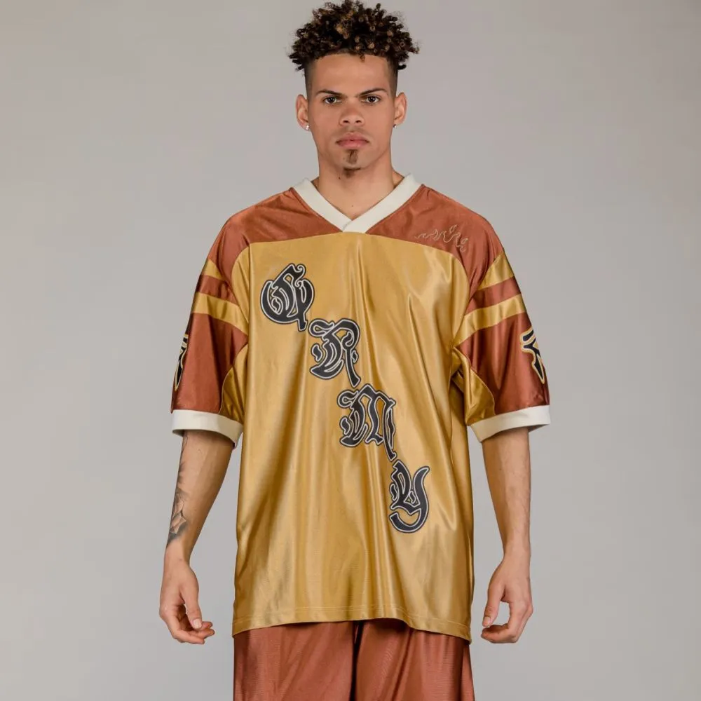 CAMISETA DE FOOTBALL GRIMEY FIRE ROUTE  BROWN | SPRING 23