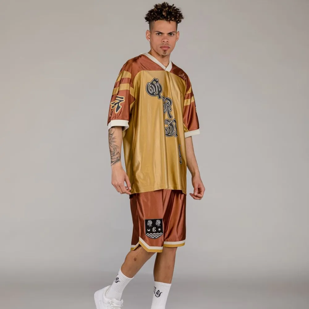 CAMISETA DE FOOTBALL GRIMEY FIRE ROUTE  BROWN | SPRING 23