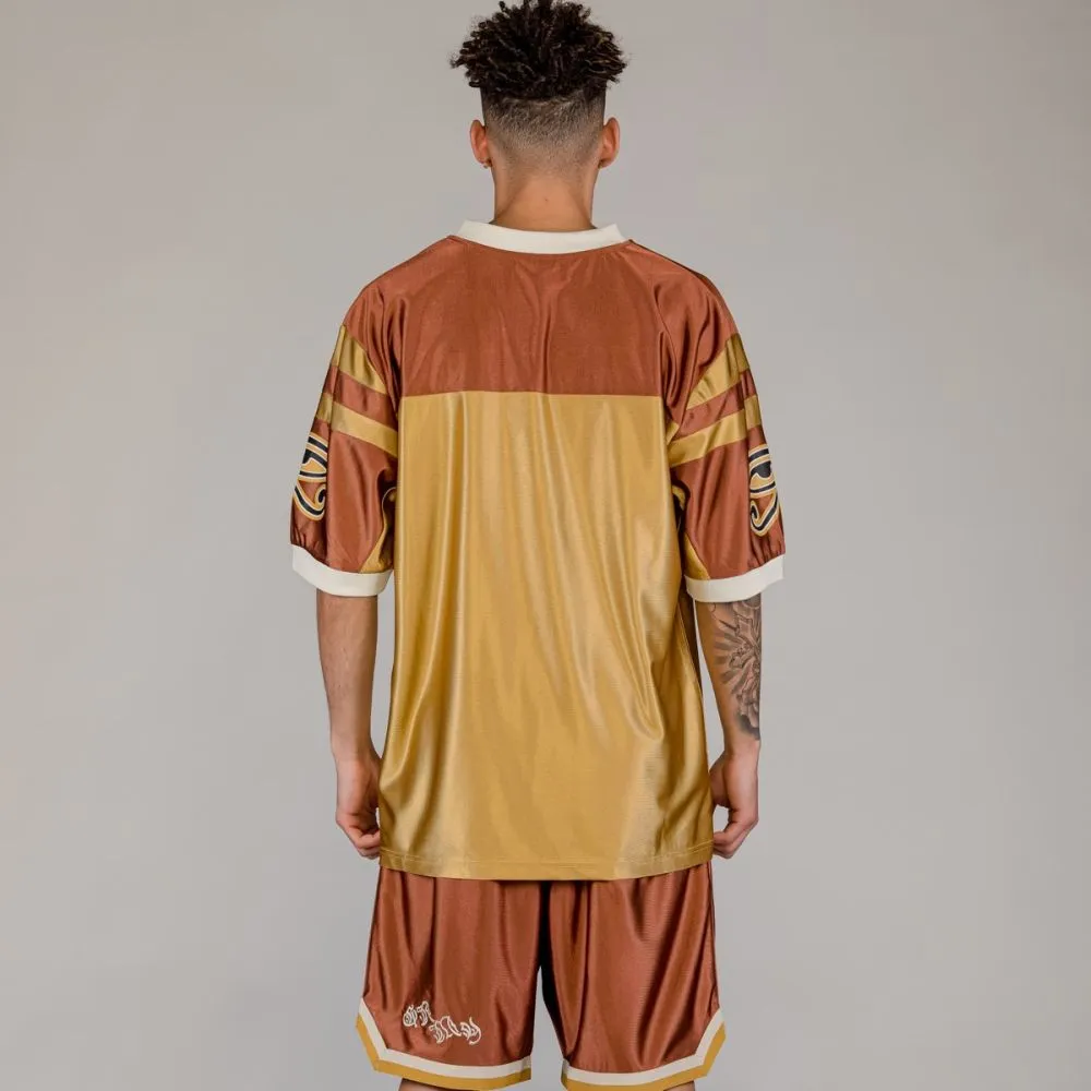 CAMISETA DE FOOTBALL GRIMEY FIRE ROUTE  BROWN | SPRING 23