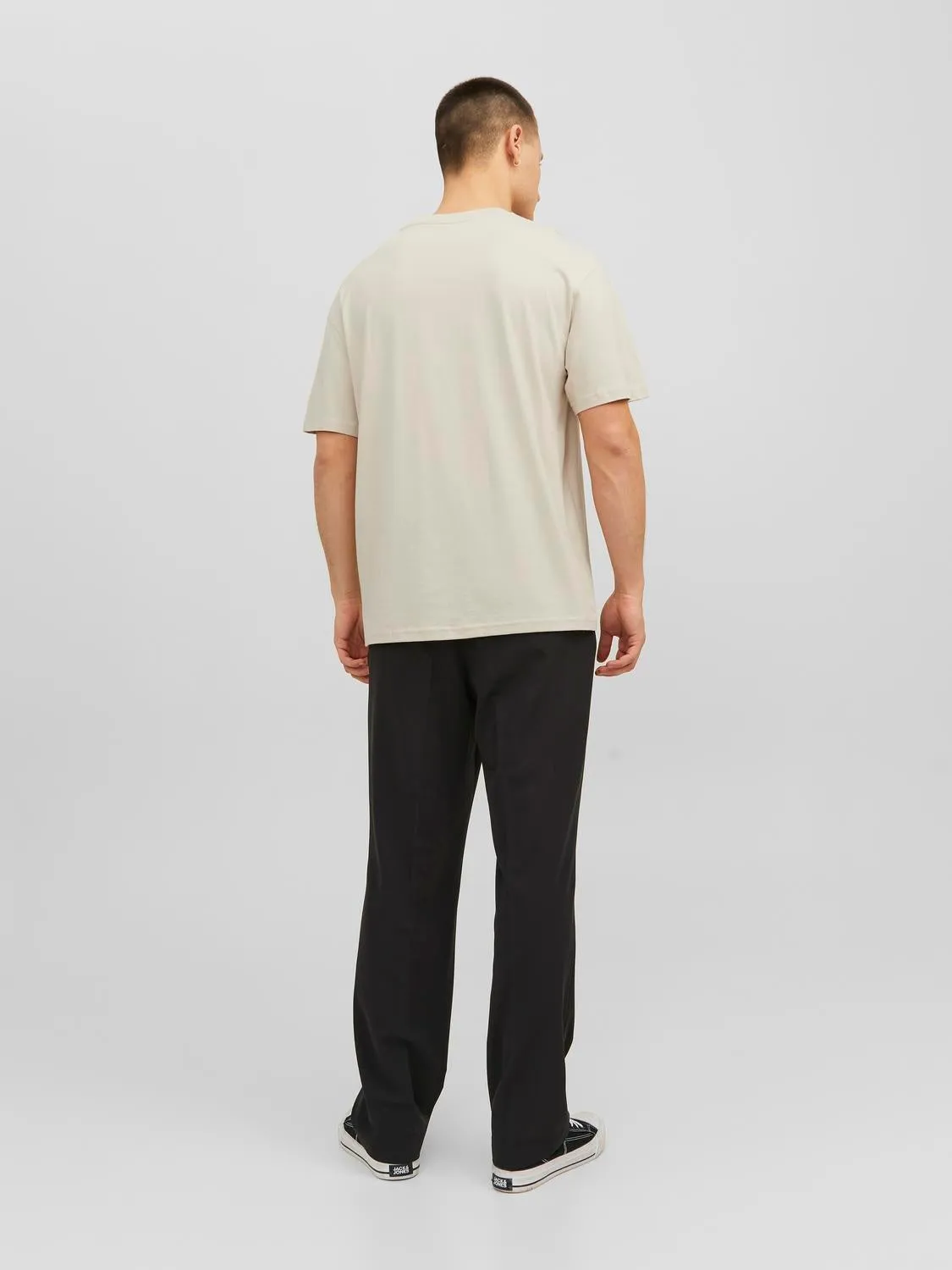Camiseta Estampado Cuello redondo | Beige | Jack & Jones®