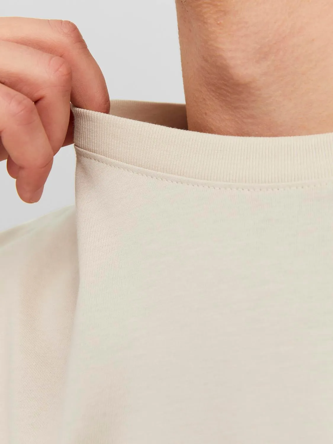 Camiseta Estampado Cuello redondo | Beige | Jack & Jones®