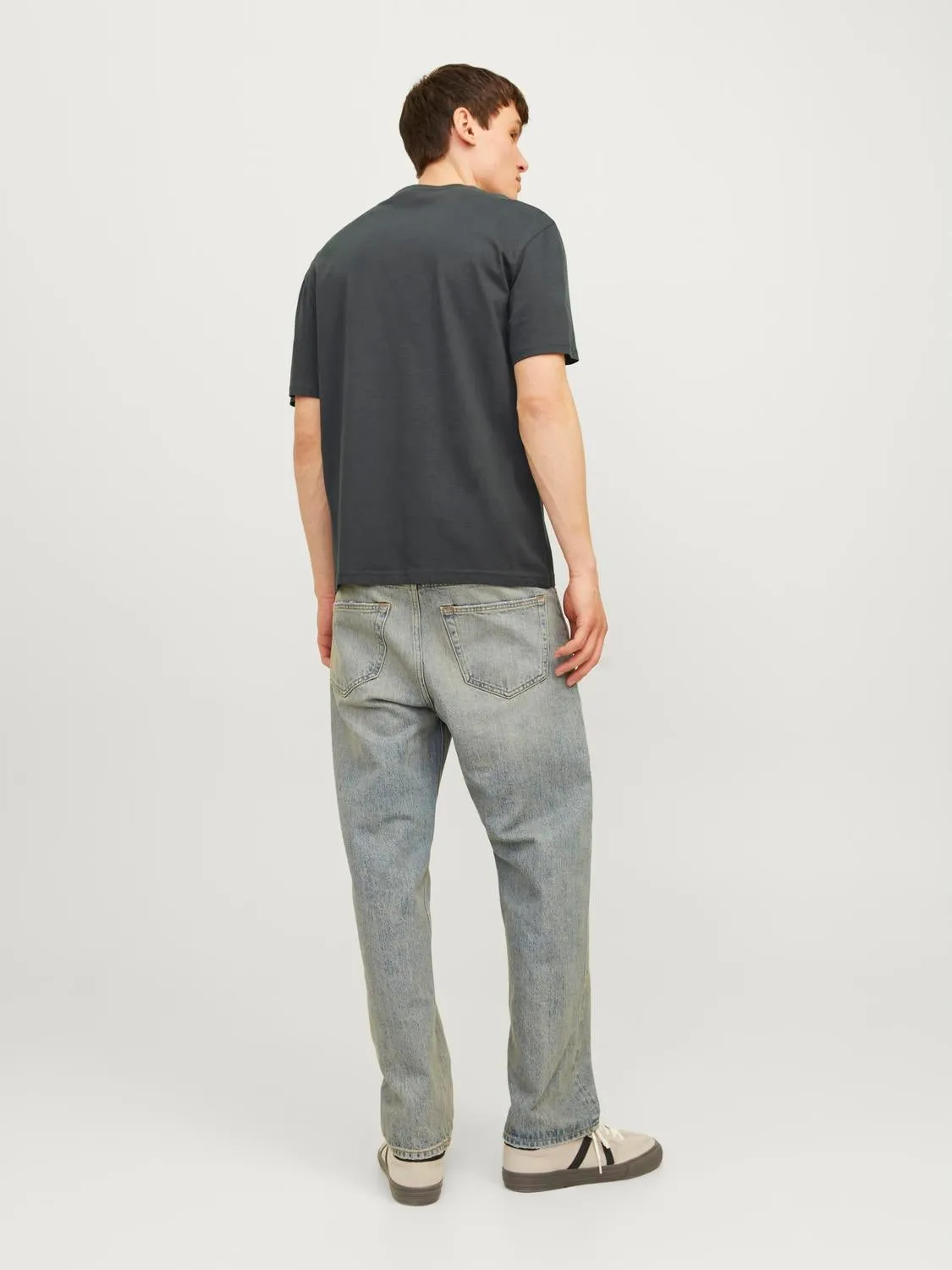 Camiseta Estampado Cuello redondo | Gris oscuro | Jack & Jones®