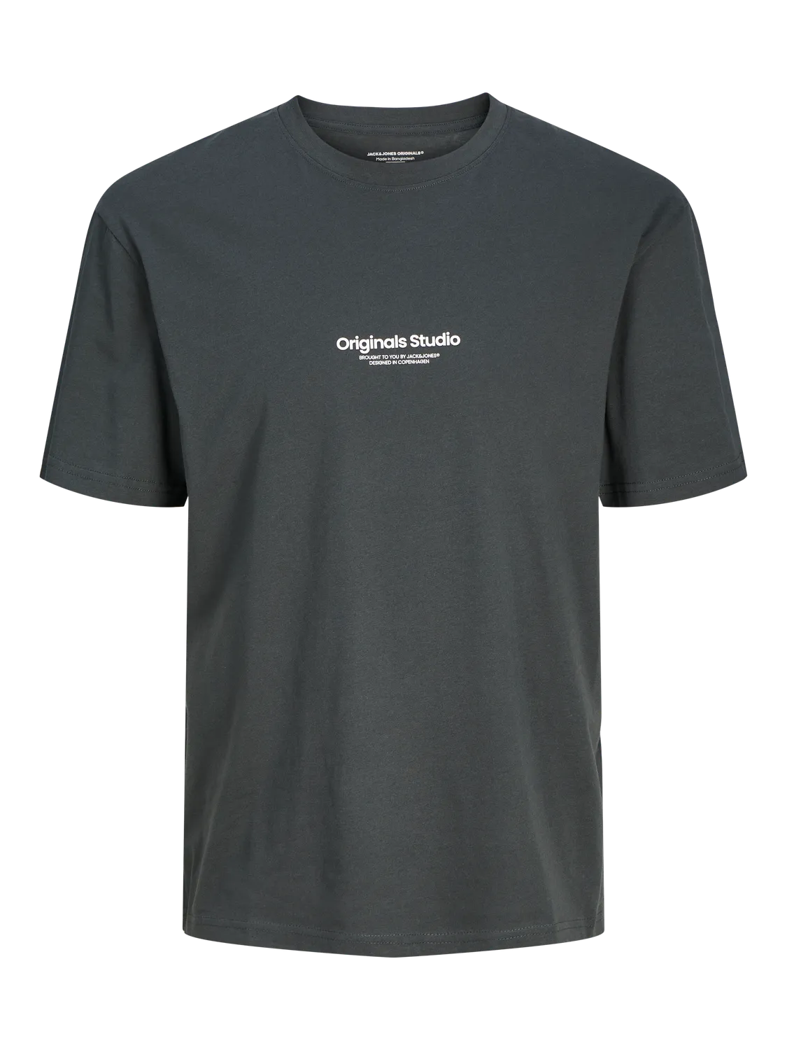 Camiseta Estampado Cuello redondo | Gris oscuro | Jack & Jones®