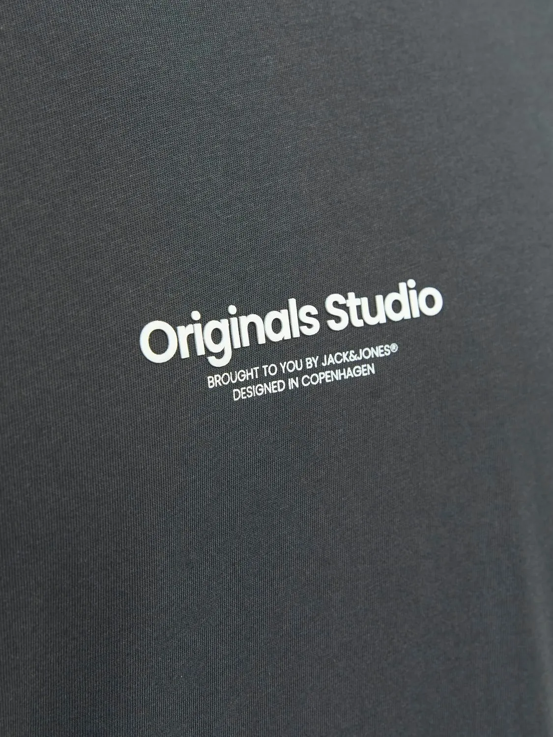 Camiseta Estampado Cuello redondo | Gris oscuro | Jack & Jones®