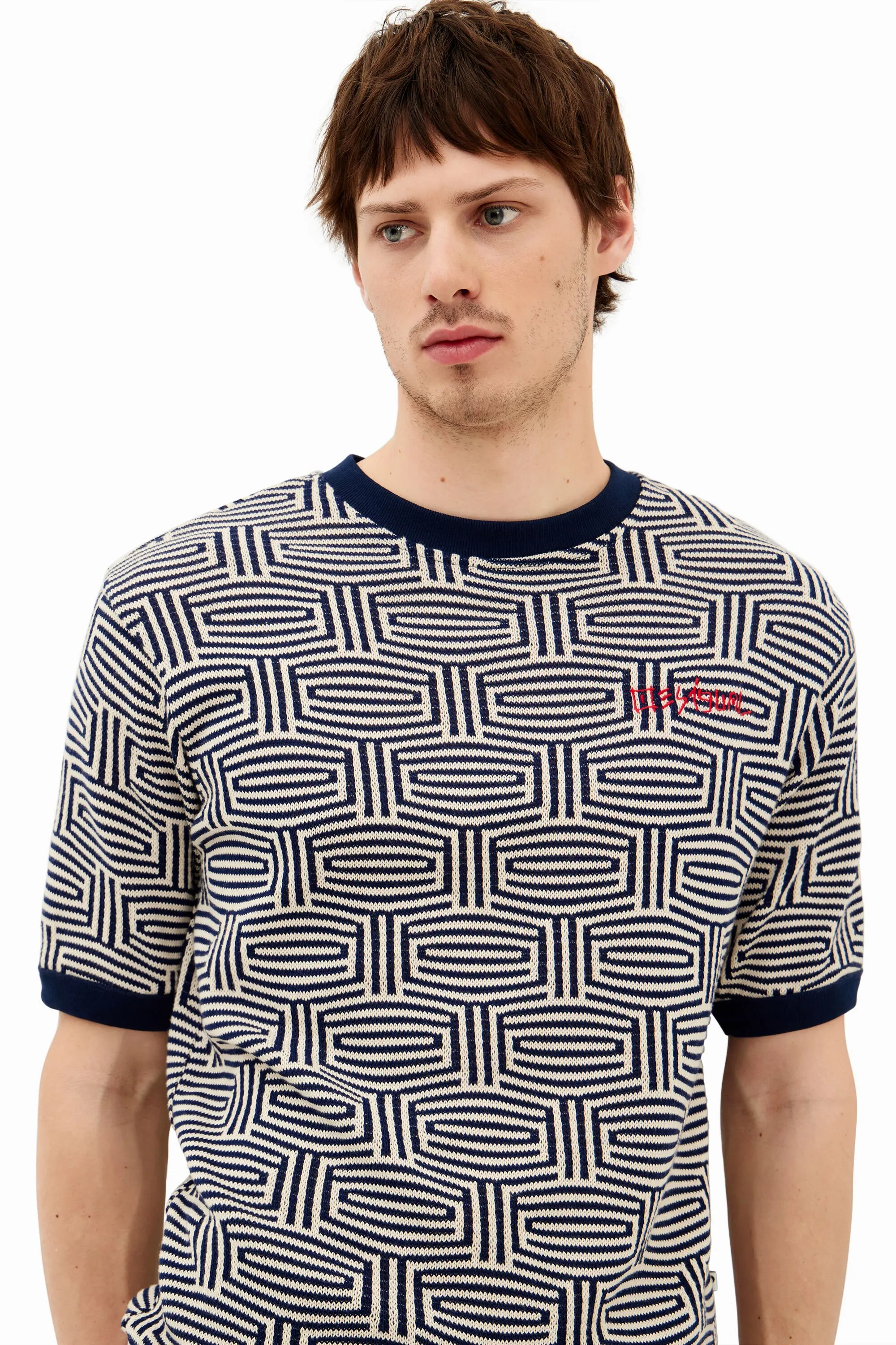 Camiseta estampado geométrico