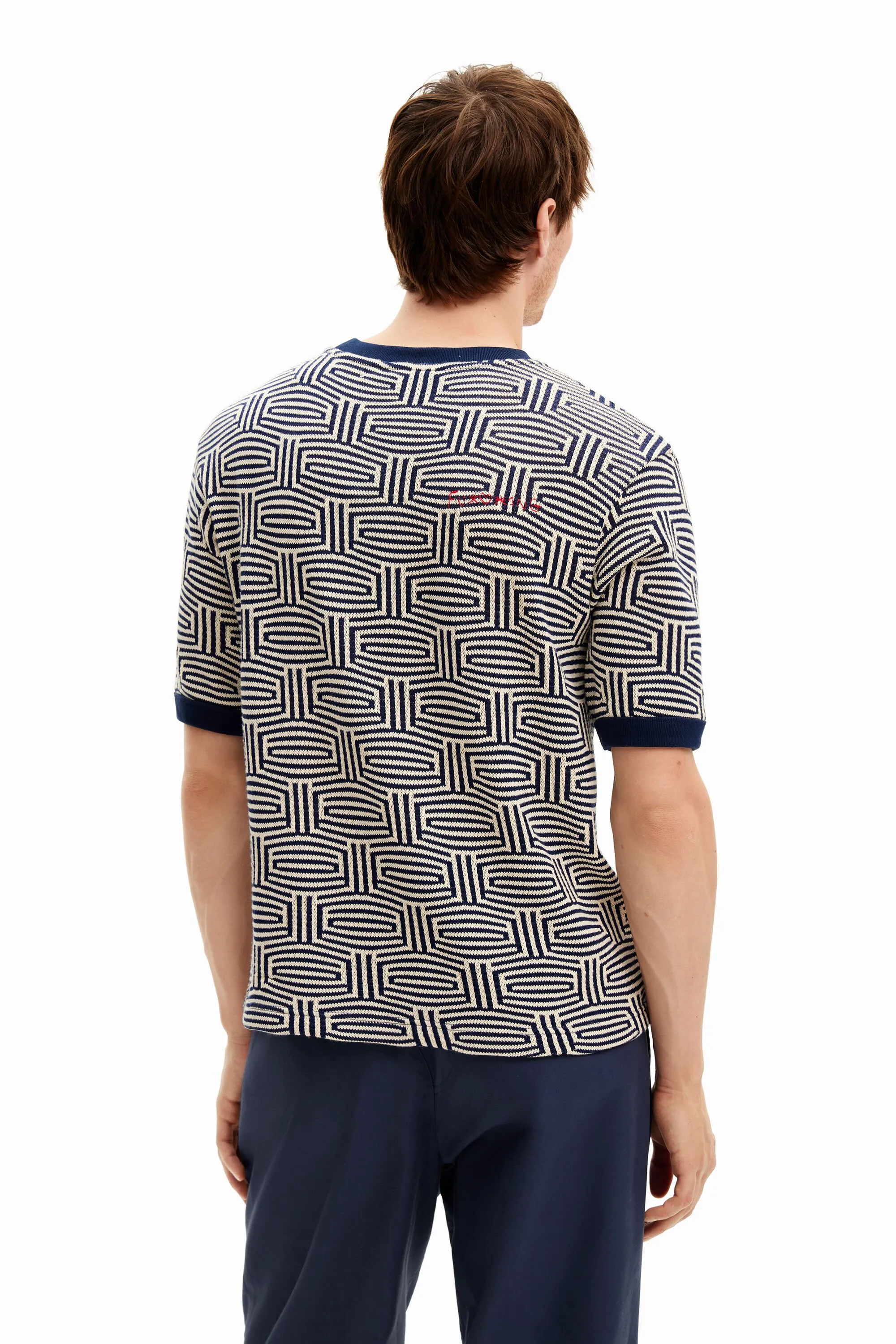 Camiseta estampado geométrico