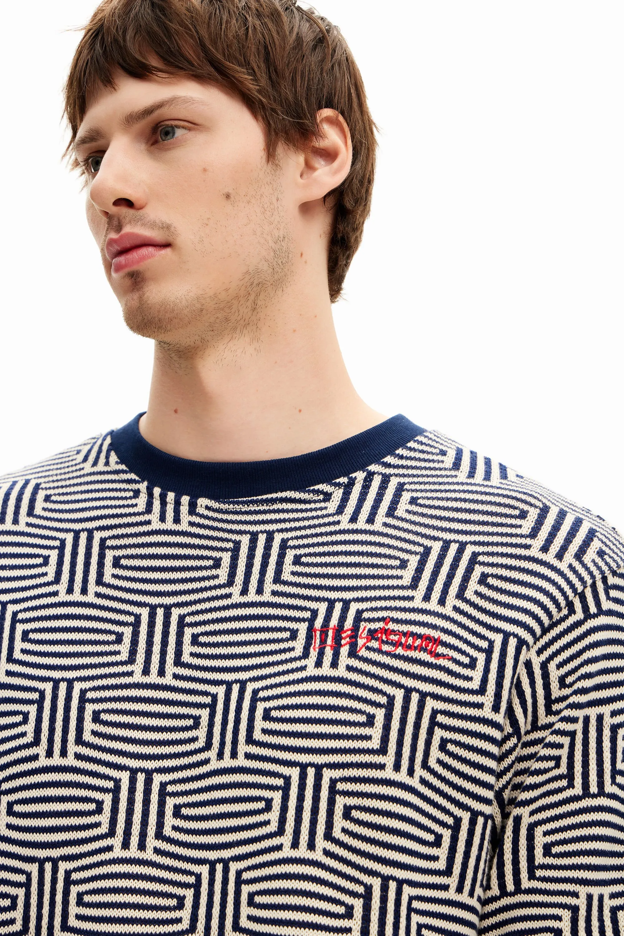 Camiseta estampado geométrico