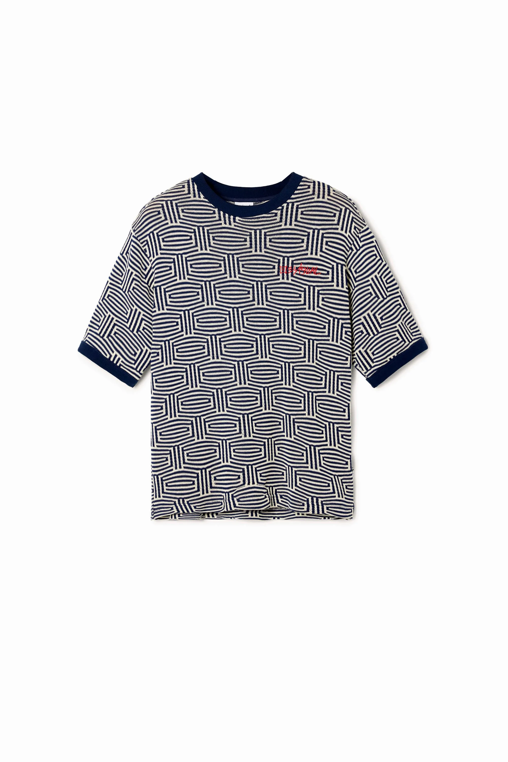 Camiseta estampado geométrico