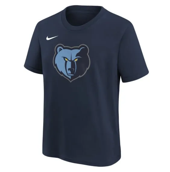 Camiseta Junior Memphis Grizzlies Essential Logo Blue