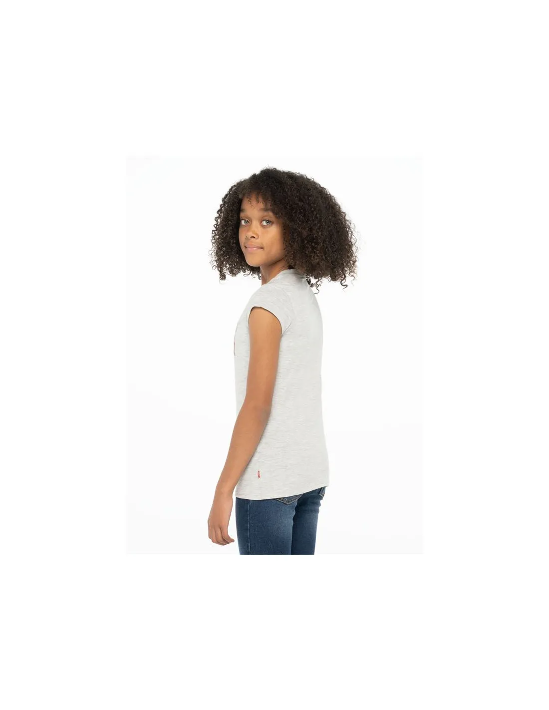 Camiseta Levi's Batwing Manga corta Girl Grey