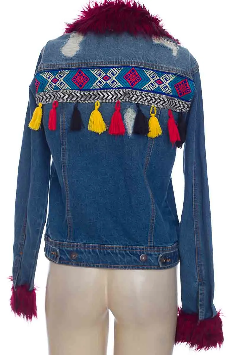 CHAQUETA / ABRIGO COLOR AZUL  FLONT