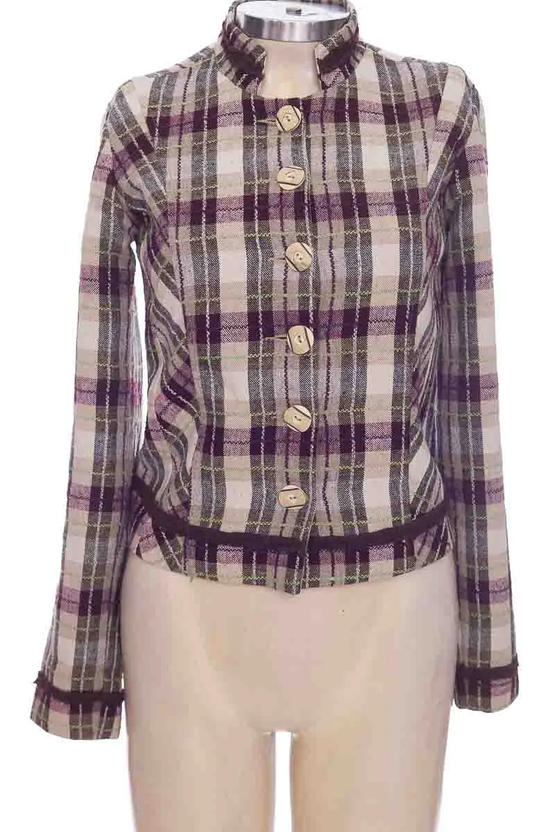 CHAQUETA / ABRIGO COLOR ESTAMPADO  FDS