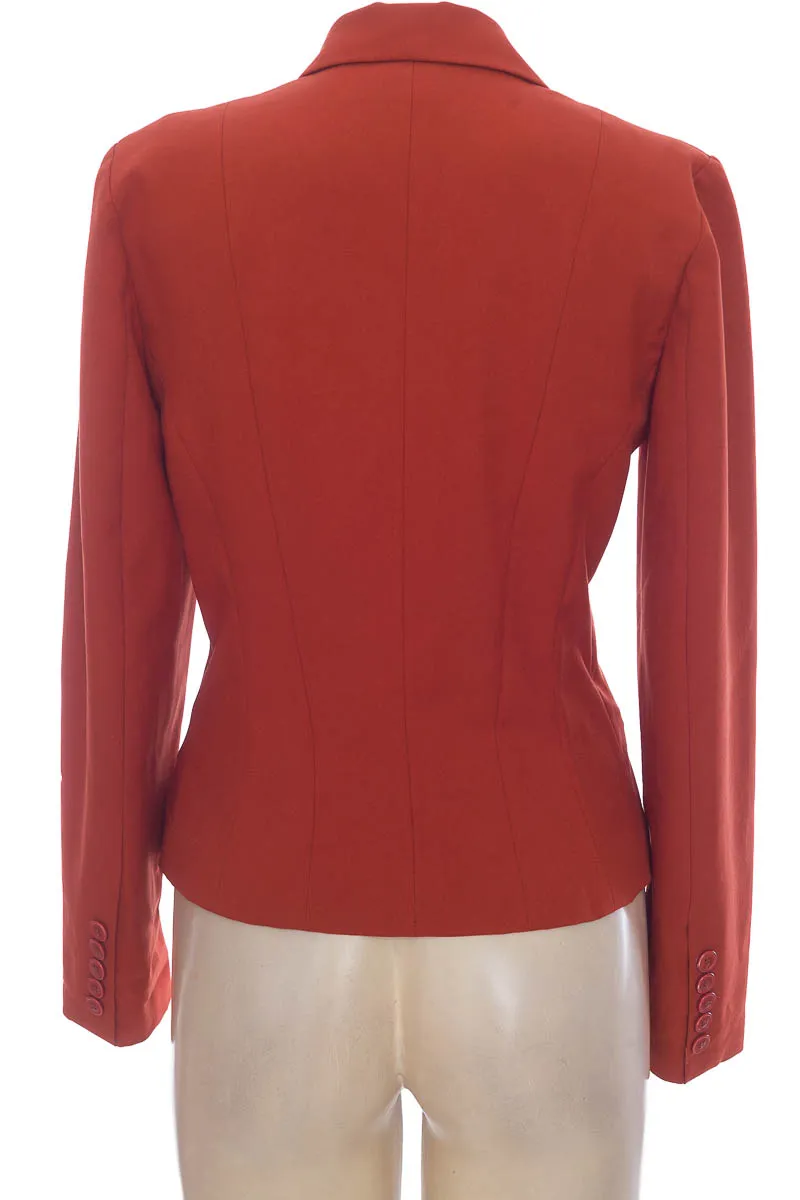 CHAQUETA / ABRIGO COLOR NARANJA  TEIJIDO