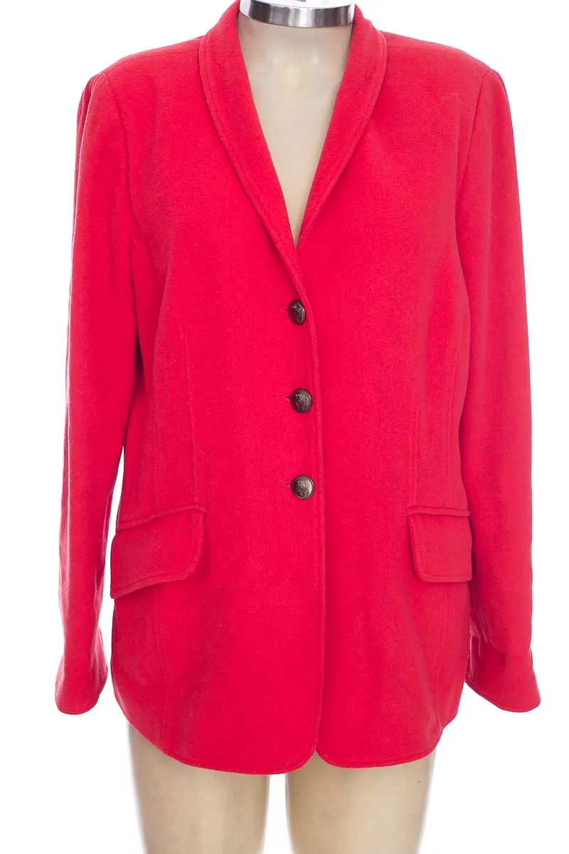 CHAQUETA / ABRIGO COLOR ROJO  JUSHI