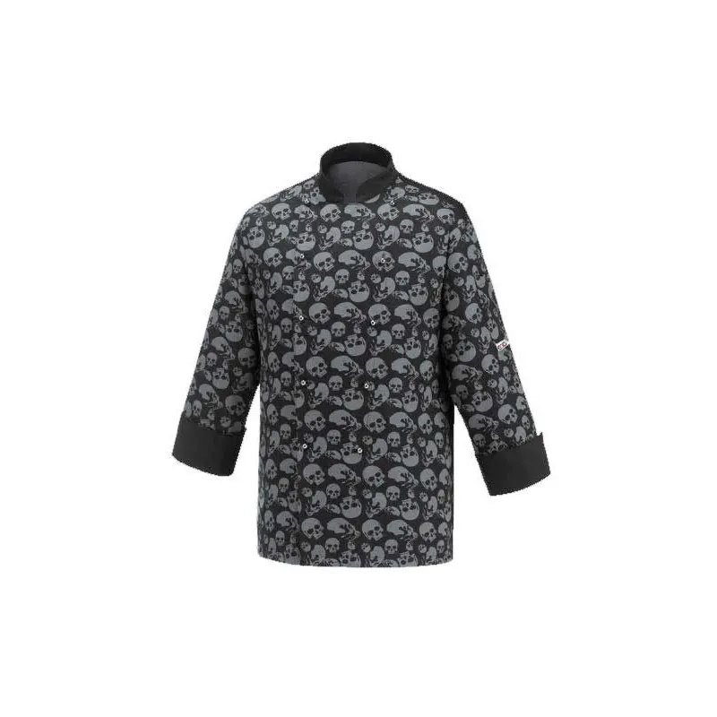 Chaqueta cocina estmpado calaveras