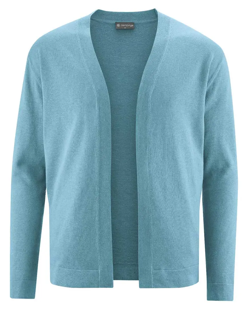 Chaqueta de punto hombre sin botones ecológica