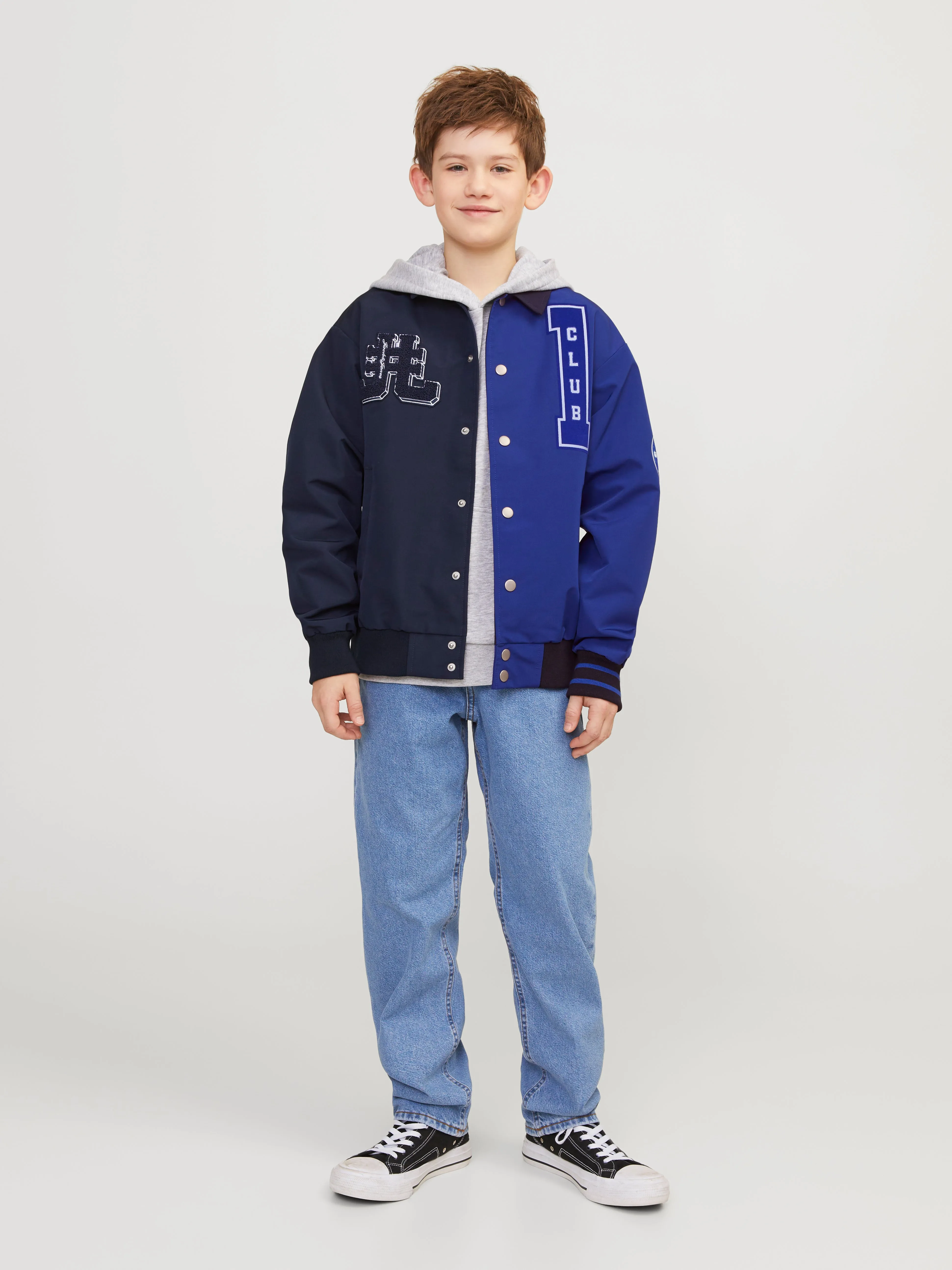 Chaqueta estilo béisbol Junior | Azul oscuro | Jack & Jones®