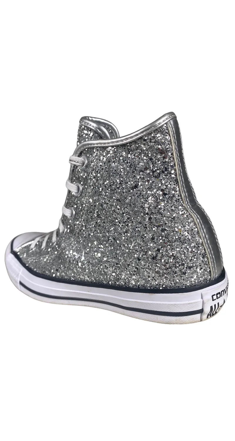 CONVERSE Zapatillas Chuck Taylor Glitter Plateado