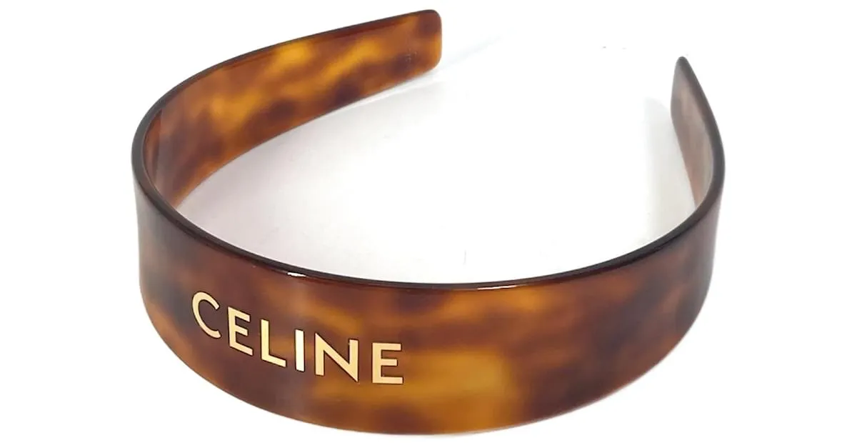 Céline Diadema Alice de acetato Celine Brown Castaño 
