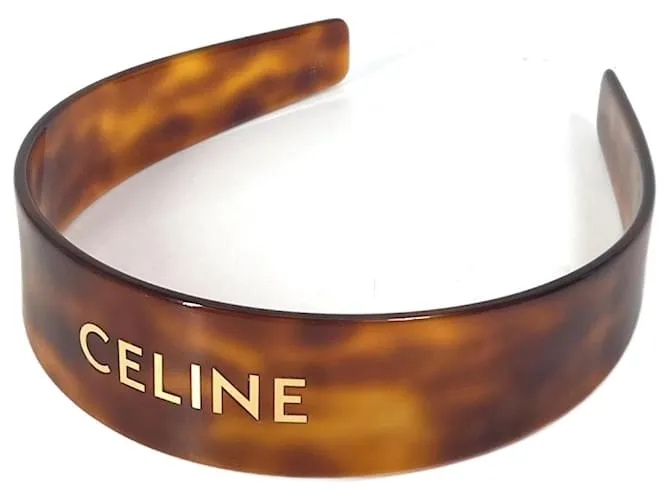 Céline Diadema Alice de acetato Celine Brown Castaño 