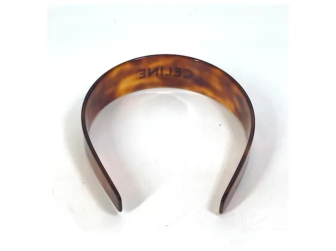 Céline Diadema Alice de acetato Celine Brown Castaño 