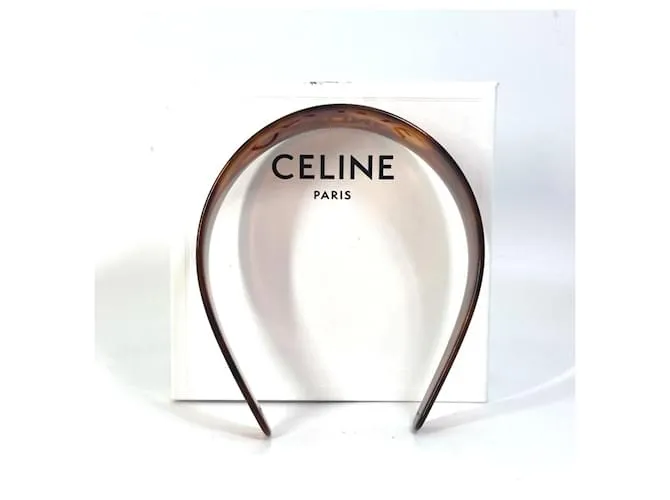 Céline Diadema Alice de acetato Celine Brown Castaño 
