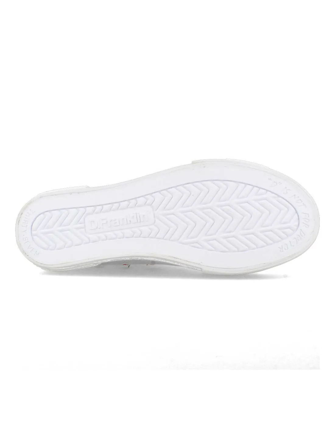 D. FRANKLIN  ZAPATILLA CASUAL PLATAFORMA BLANCA CORAZONES