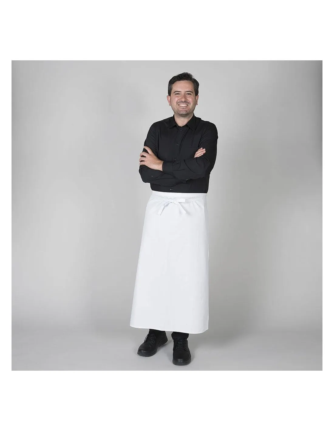 Delantal de cocina largo estilo francés
